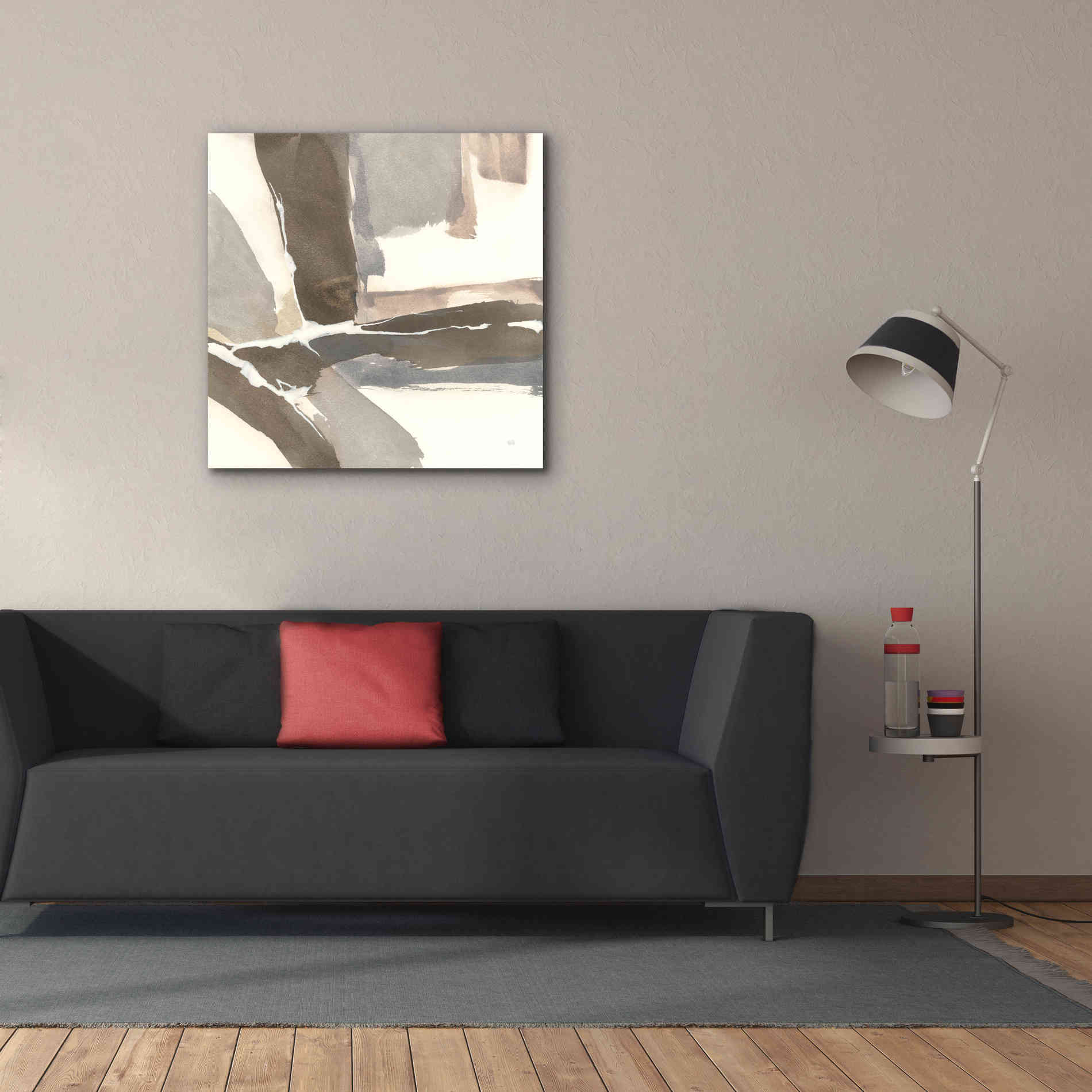 'White And Placid II' by Chris Paschke, Giclee Canvas Wall Art,37 x 37