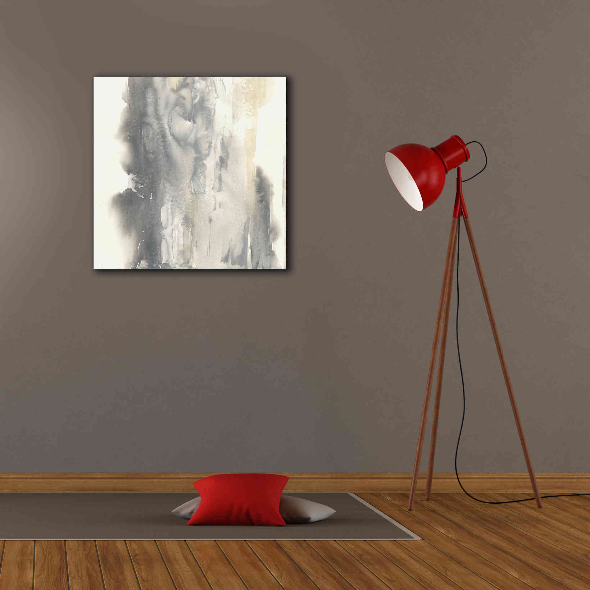 'Pale Taupe I' by Chris Paschke, Giclee Canvas Wall Art,26 x 26