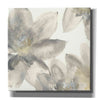 'Gray And Silver Flowers I' by Chris Paschke, Giclee Canvas Wall Art
