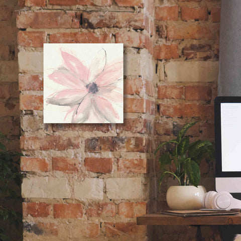 Image of 'Blush Clematis I' by Chris Paschke, Giclee Canvas Wall Art,12 x 12