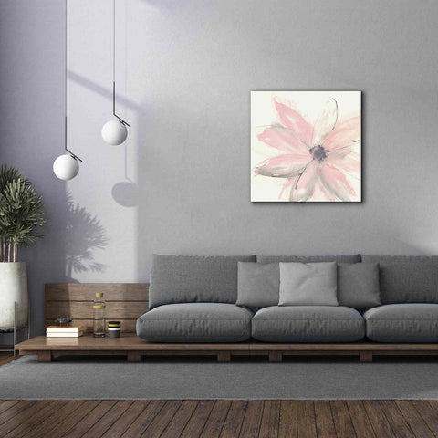 Image of 'Blush Clematis I' by Chris Paschke, Giclee Canvas Wall Art,37 x 37