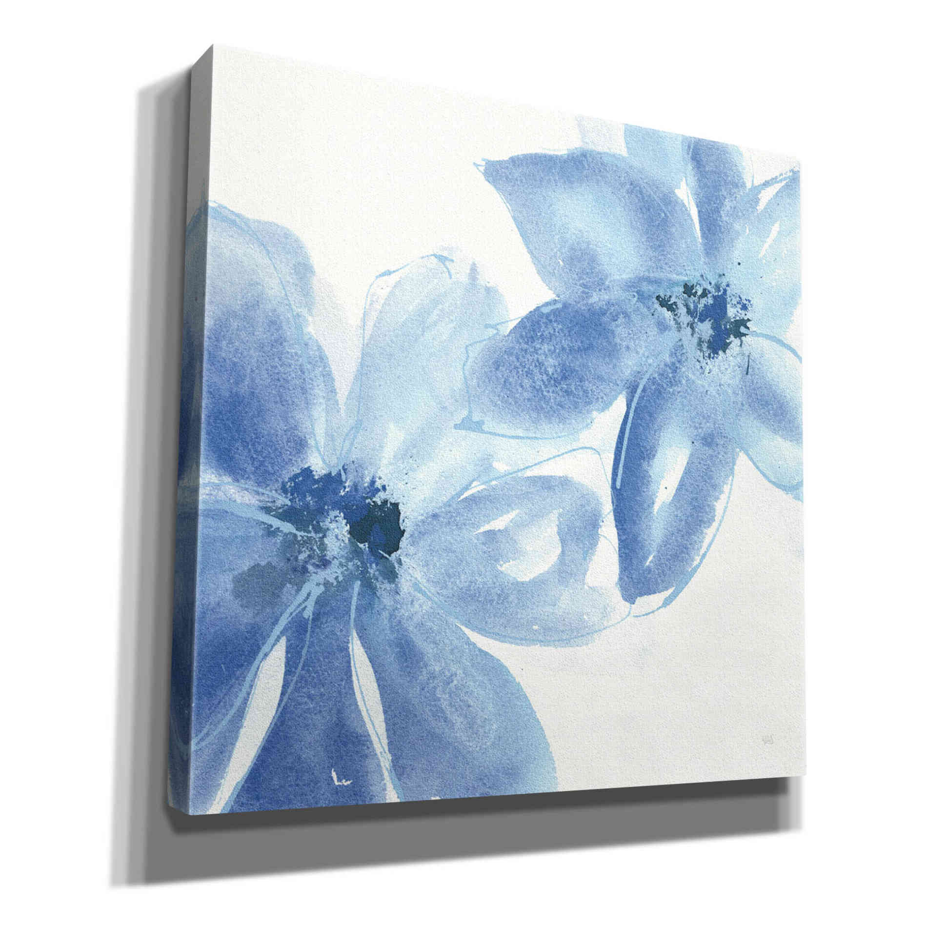 'Cobalt Clematis II' by Chris Paschke, Giclee Canvas Wall Art