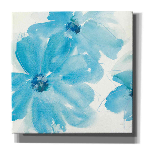 Image of 'Aqua Mint Clematis I' by Chris Paschke, Giclee Canvas Wall Art