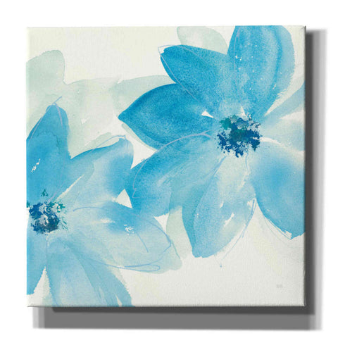 Image of 'Aqua Mint Clematis II' by Chris Paschke, Giclee Canvas Wall Art