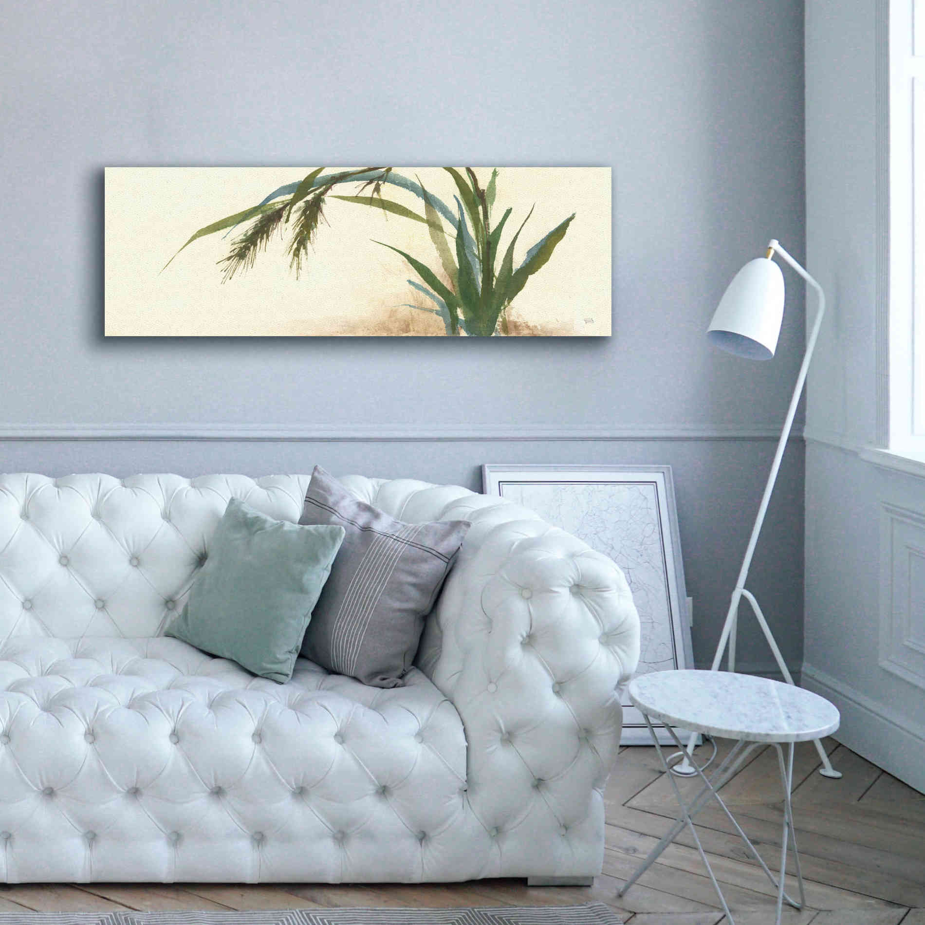 'Horizontal Grass II' by Chris Paschke, Giclee Canvas Wall Art,60 x 20