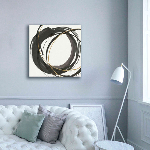 Image of 'Gilded Enso I' by Chris Paschke, Giclee Canvas Wall Art,37 x 37