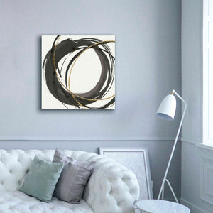 'Gilded Enso I' by Chris Paschke, Giclee Canvas Wall Art,37 x 37