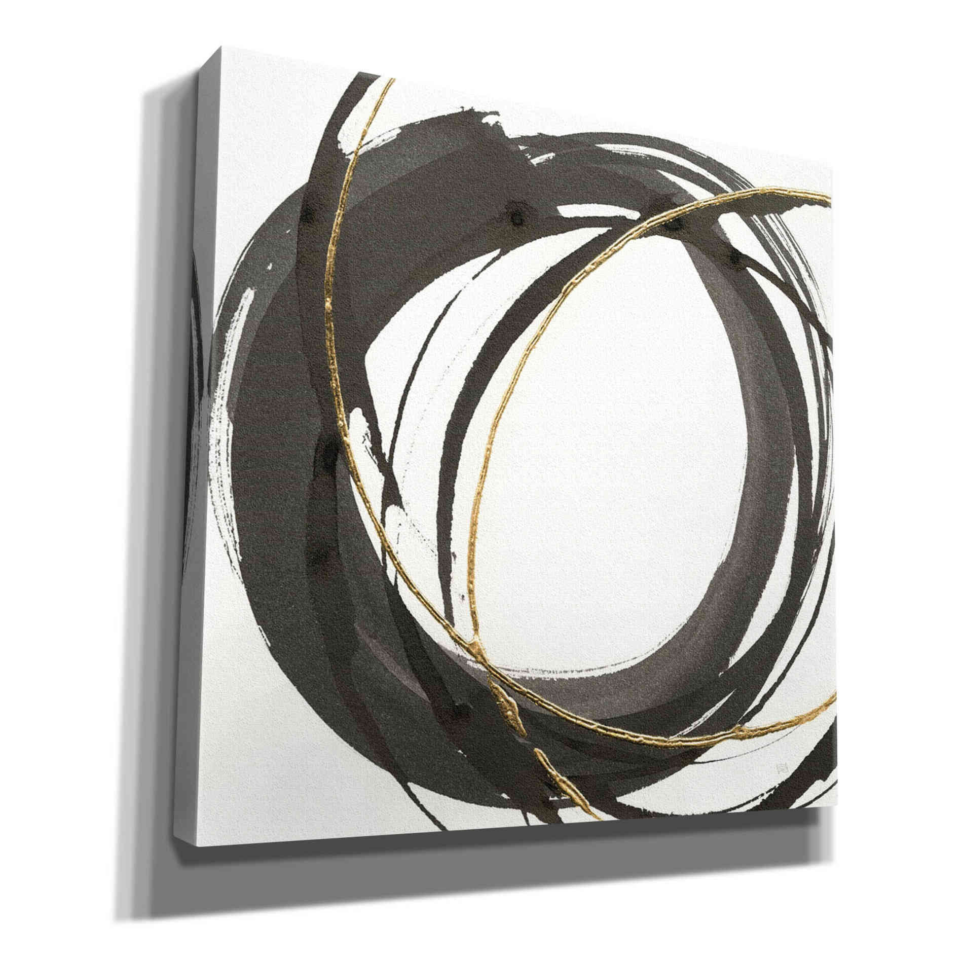 'Gilded Enso I' by Chris Paschke, Giclee Canvas Wall Art