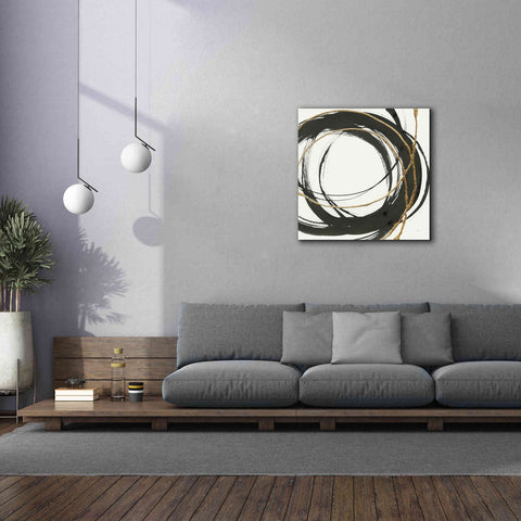 Image of 'Gilded Enso II' by Chris Paschke, Giclee Canvas Wall Art,37 x 37