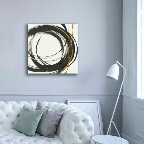 Image of 'Gilded Enso II' by Chris Paschke, Giclee Canvas Wall Art,37 x 37