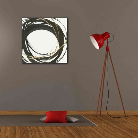 Image of 'Gilded Enso III' by Chris Paschke, Giclee Canvas Wall Art,26 x 26