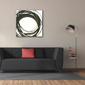 'Gilded Enso III' by Chris Paschke, Giclee Canvas Wall Art,37 x 37