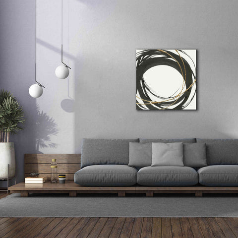 Image of 'Gilded Enso III' by Chris Paschke, Giclee Canvas Wall Art,37 x 37