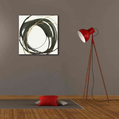 Image of 'Gilded Enso IV' by Chris Paschke, Giclee Canvas Wall Art,26 x 26