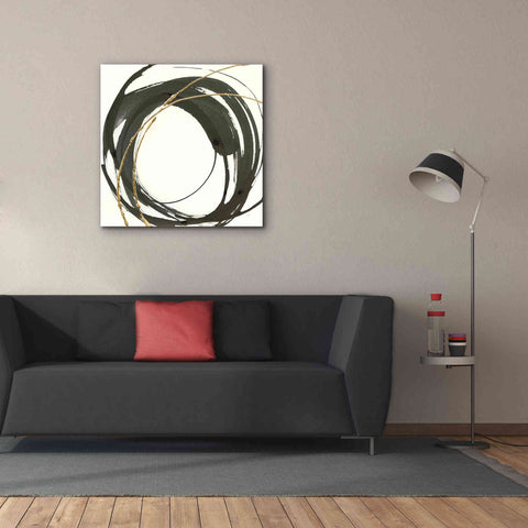 Image of 'Gilded Enso IV' by Chris Paschke, Giclee Canvas Wall Art,37 x 37