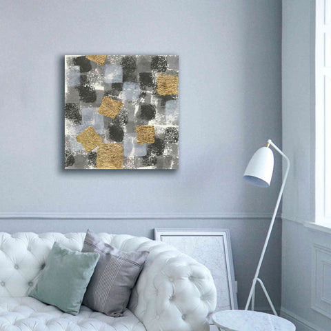 Image of 'Gold Squares IV' by Chris Paschke, Giclee Canvas Wall Art,37 x 37