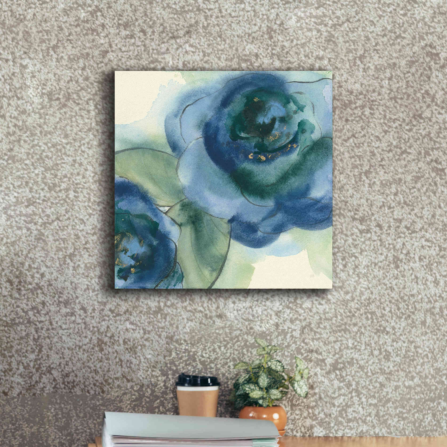 'Wannabe Poppies II' by Chris Paschke, Giclee Canvas Wall Art,18 x 18