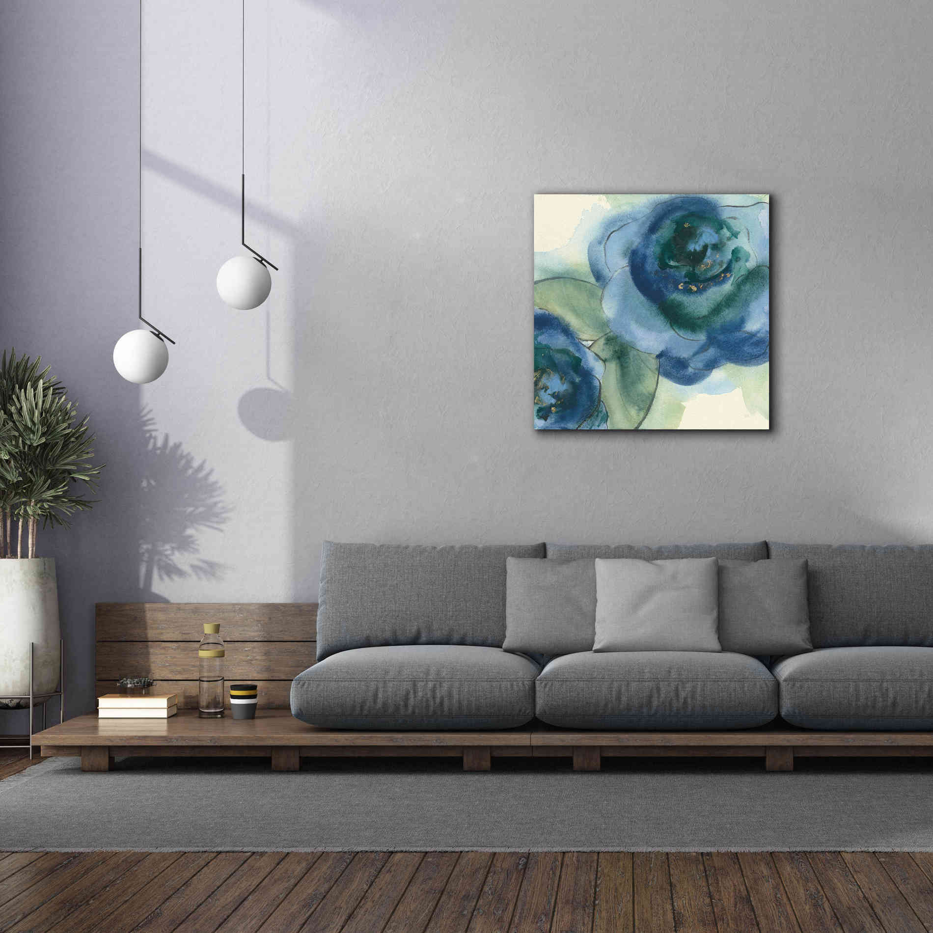 'Wannabe Poppies II' by Chris Paschke, Giclee Canvas Wall Art,37 x 37