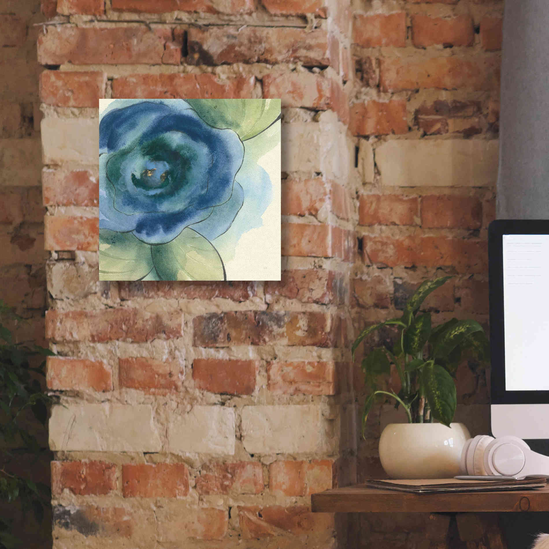 'Wannabe Poppies III' by Chris Paschke, Giclee Canvas Wall Art,12 x 12