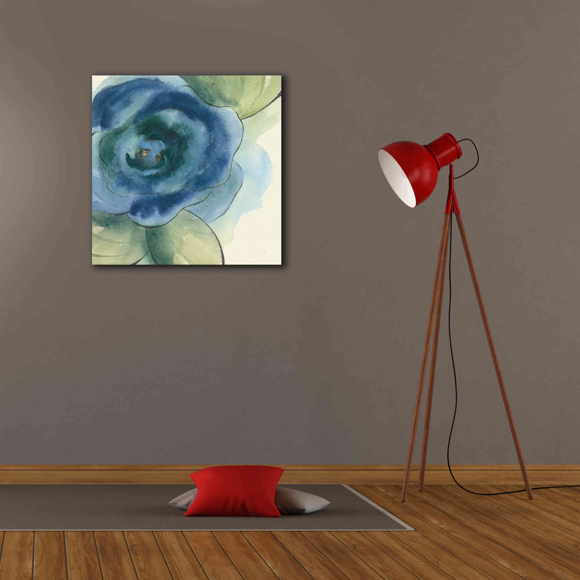 'Wannabe Poppies III' by Chris Paschke, Giclee Canvas Wall Art,26 x 26