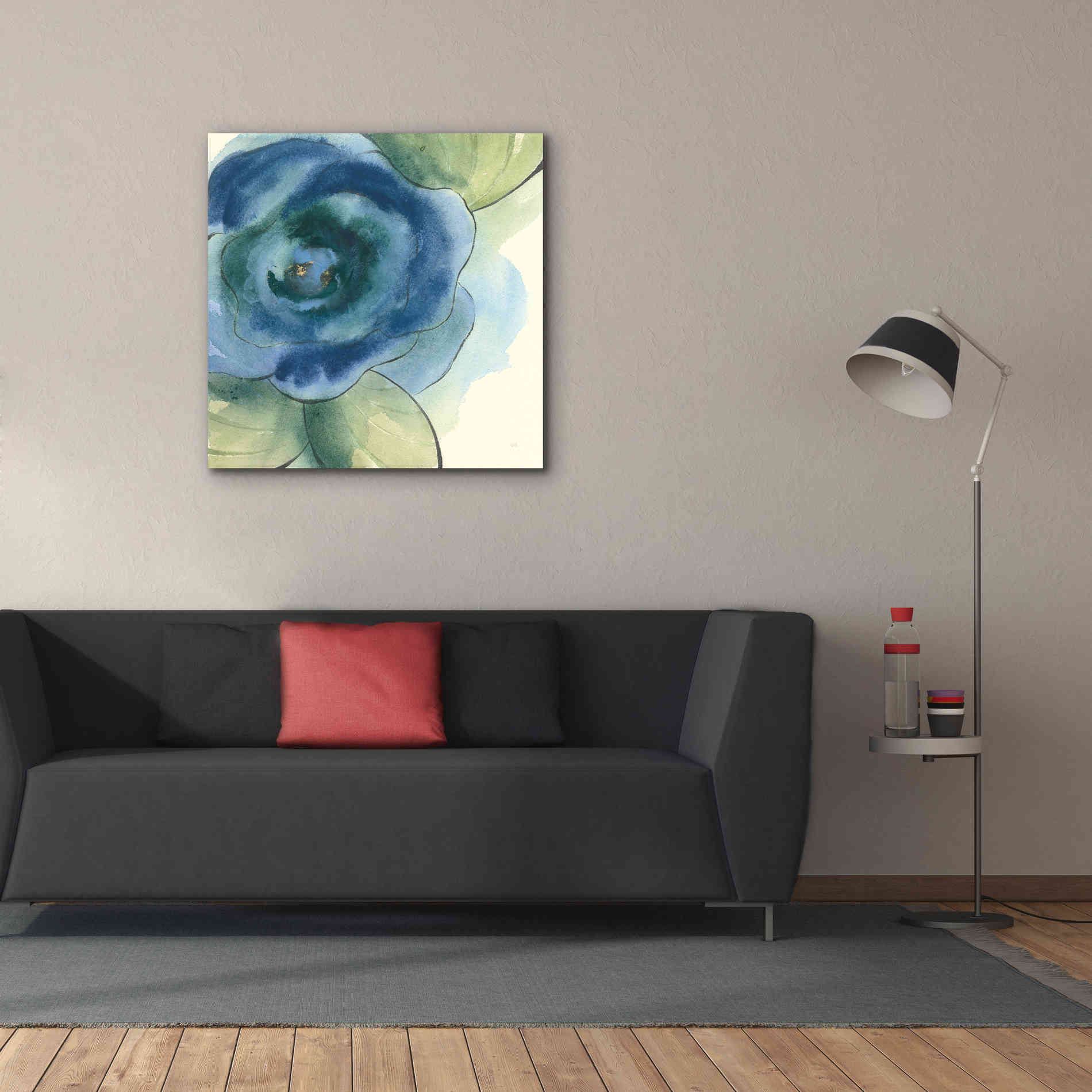 'Wannabe Poppies III' by Chris Paschke, Giclee Canvas Wall Art,37 x 37