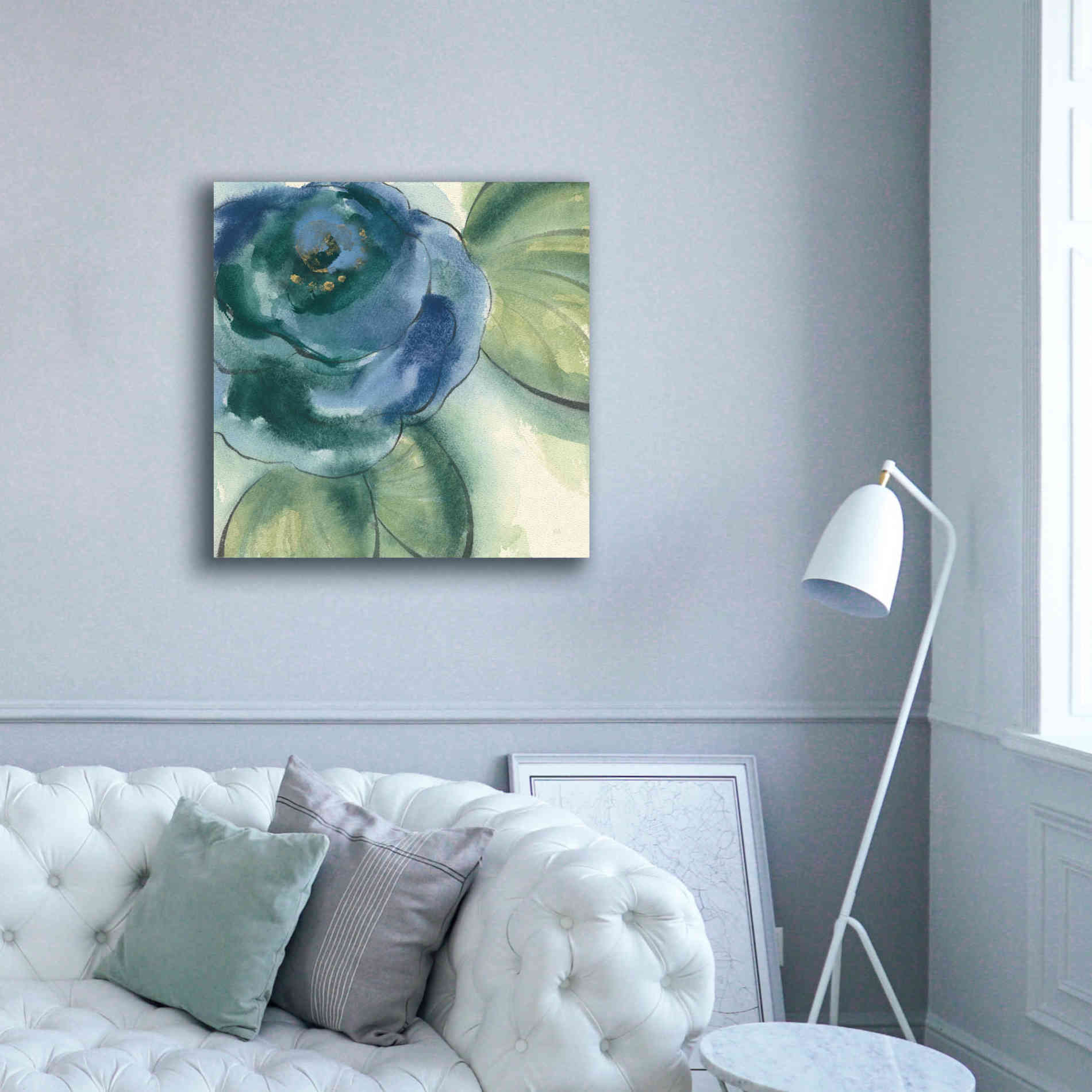 'Wannabe Poppies V' by Chris Paschke, Giclee Canvas Wall Art,37 x 37