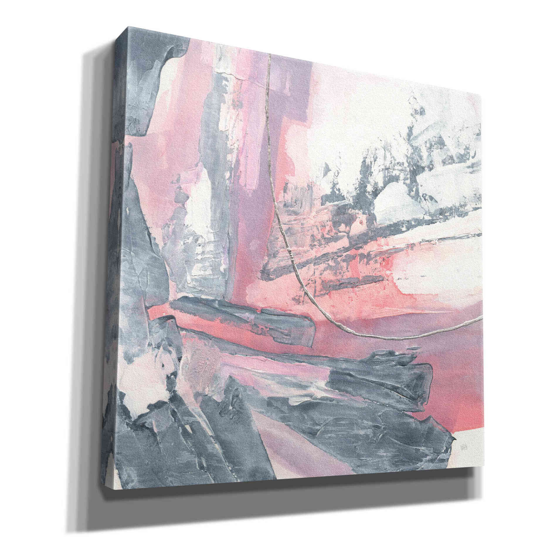 'Whitewashed Blush I' by Chris Paschke, Giclee Canvas Wall Art