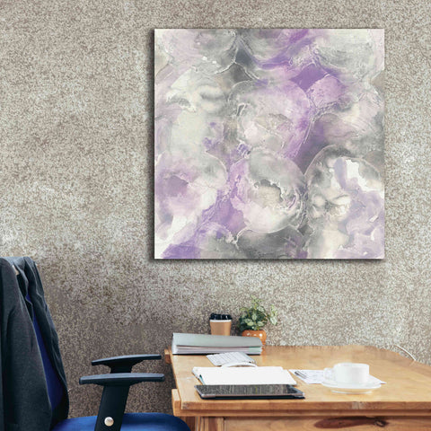 Image of 'Amethyst Circles I' by Chris Paschke, Giclee Canvas Wall Art,37 x 37