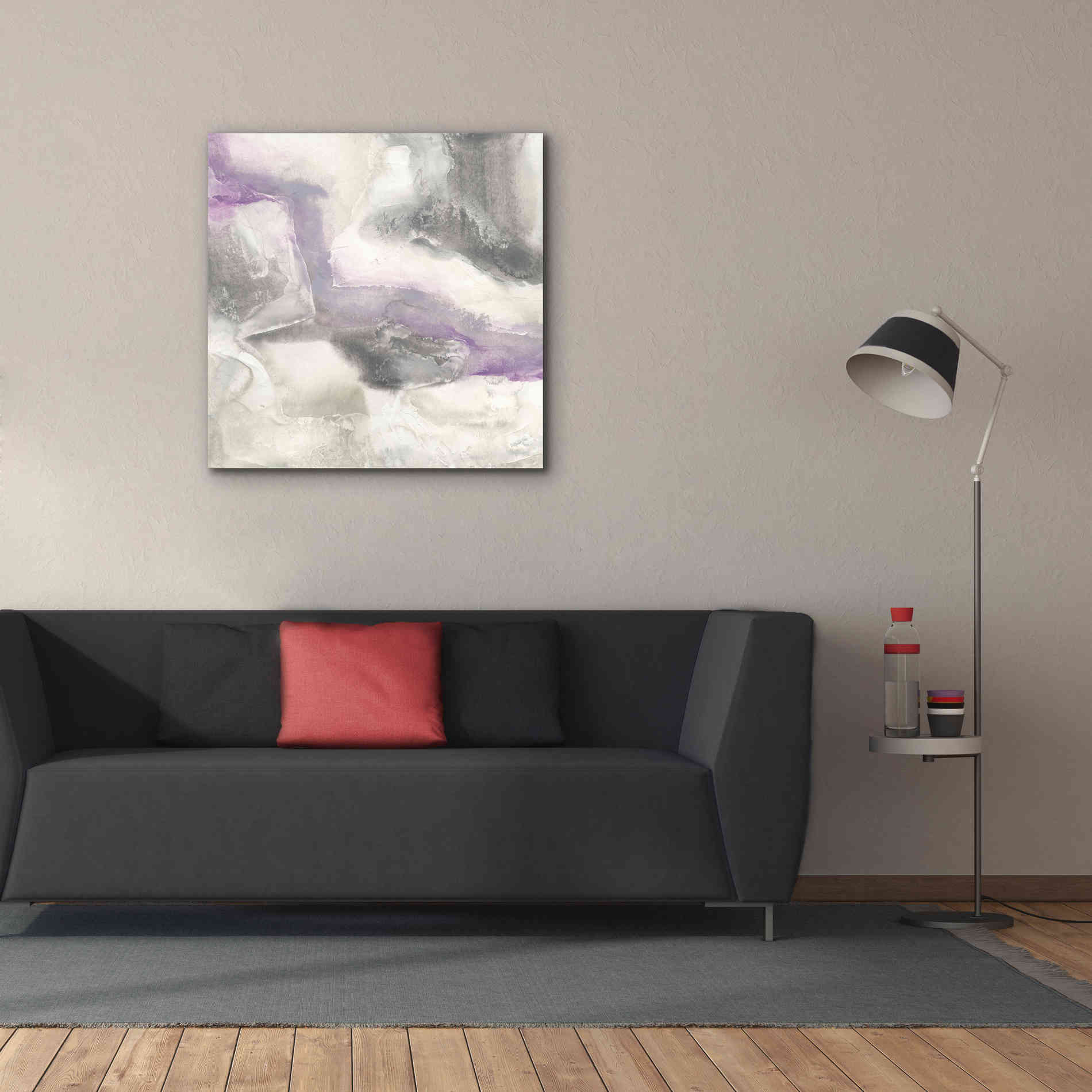 'Shades Of Amethyst I' by Chris Paschke, Giclee Canvas Wall Art,37 x 37