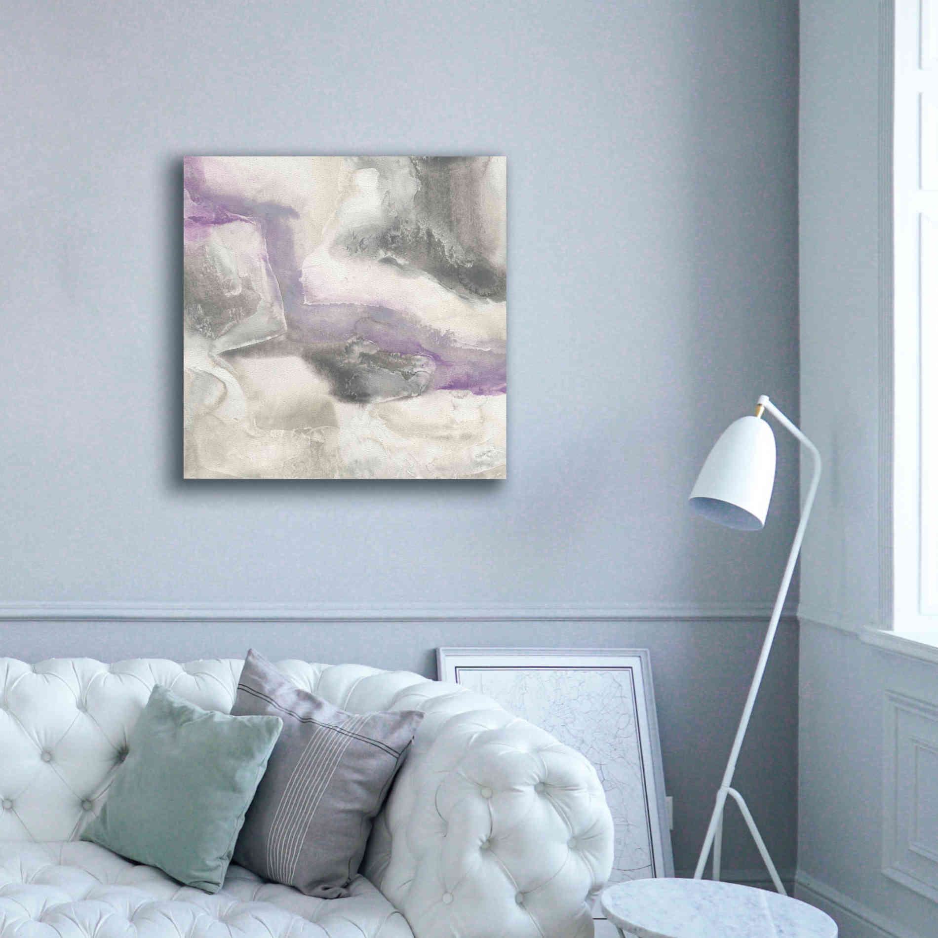 'Shades Of Amethyst I' by Chris Paschke, Giclee Canvas Wall Art,37 x 37