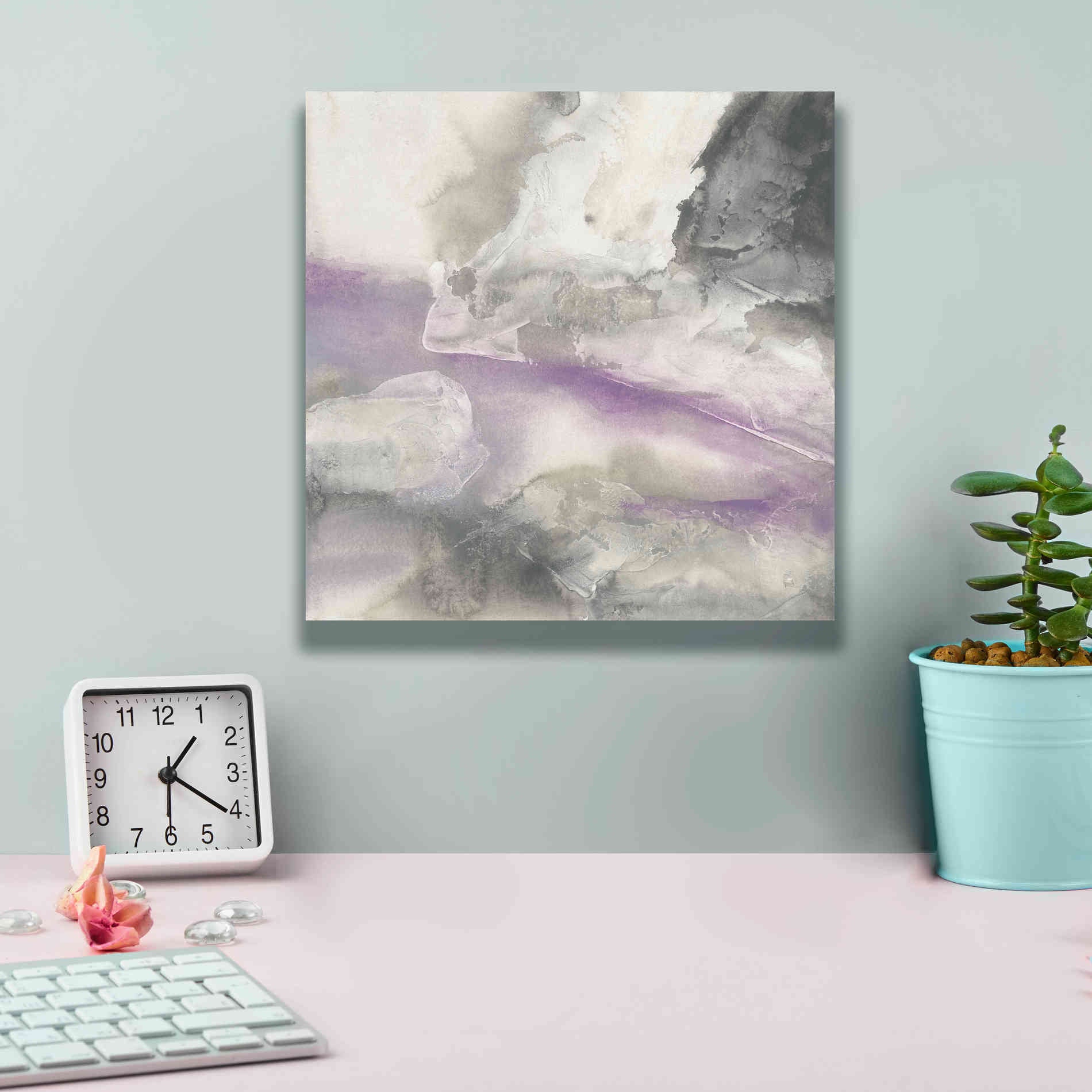 'Shades Of Amethyst II' by Chris Paschke, Giclee Canvas Wall Art,12 x 12