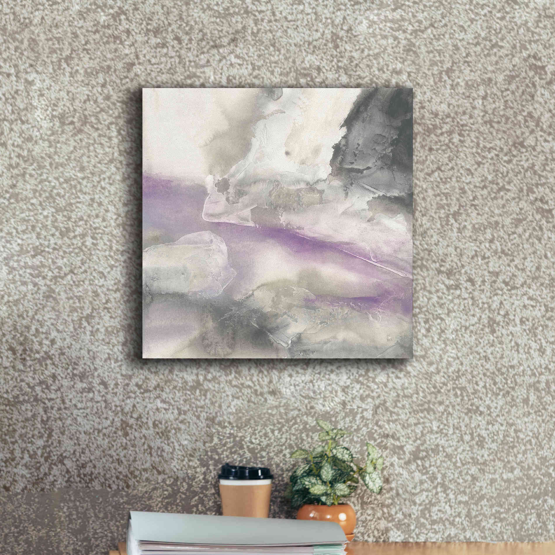 'Shades Of Amethyst II' by Chris Paschke, Giclee Canvas Wall Art,18 x 18