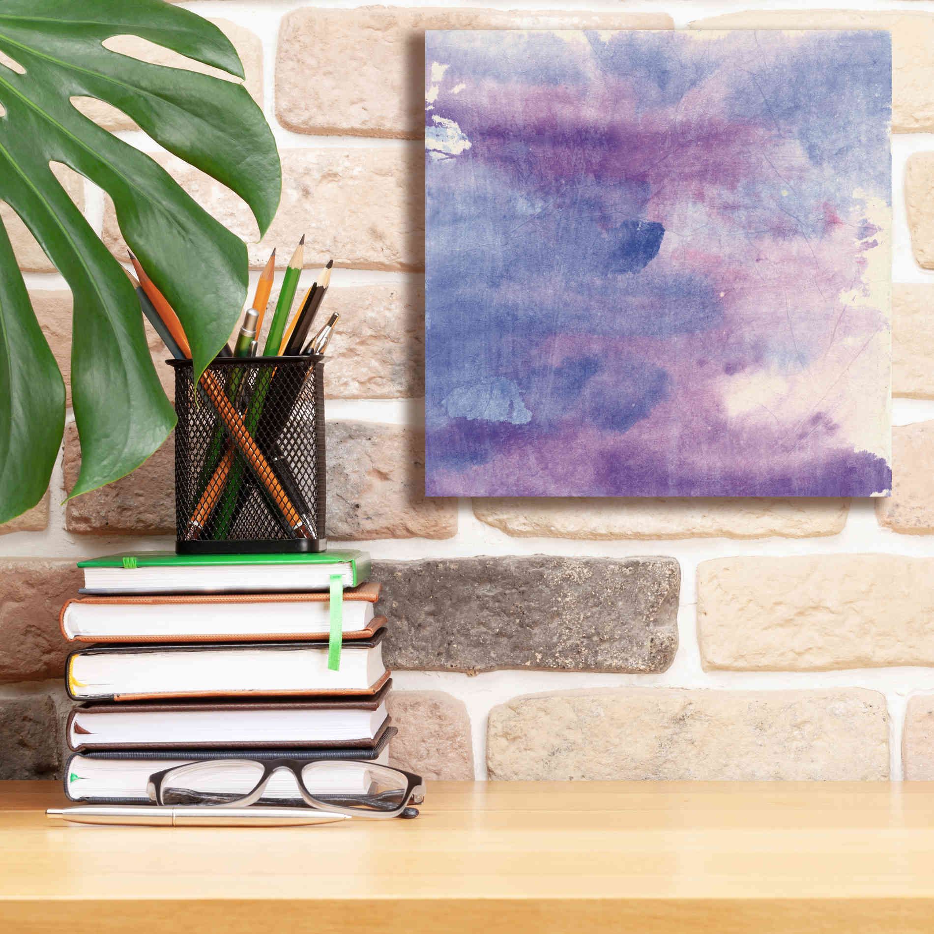 'Purple Haze II' by Chris Paschke, Giclee Canvas Wall Art,12 x 12