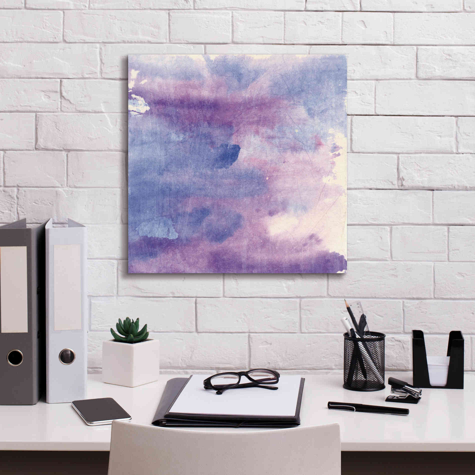 'Purple Haze II' by Chris Paschke, Giclee Canvas Wall Art,18 x 18