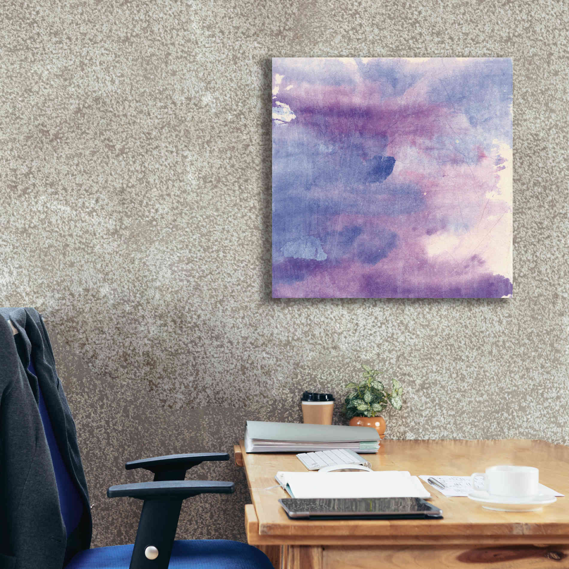 'Purple Haze II' by Chris Paschke, Giclee Canvas Wall Art,26 x 26