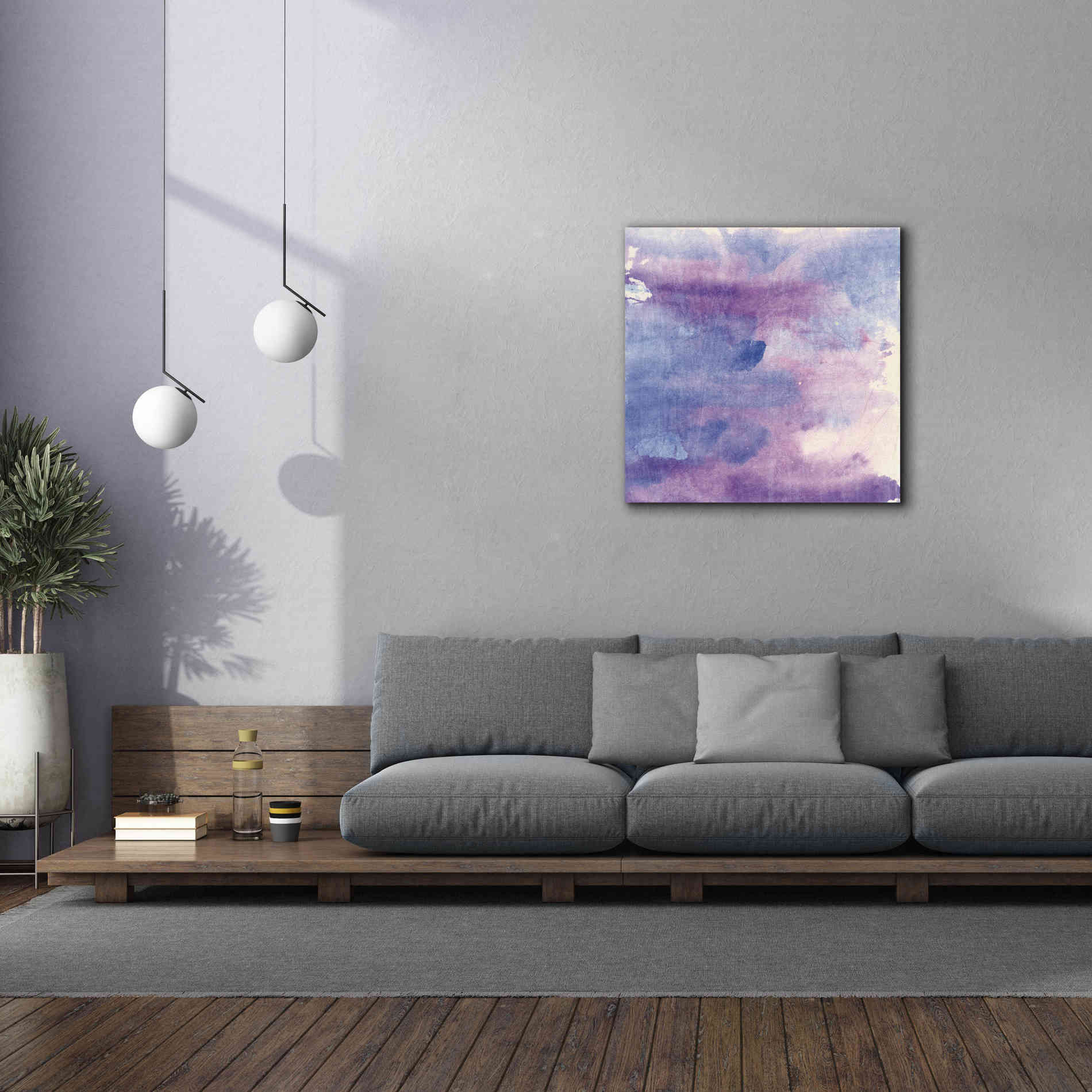 'Purple Haze II' by Chris Paschke, Giclee Canvas Wall Art,37 x 37