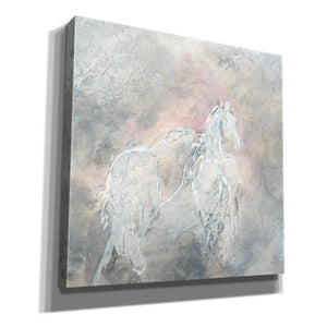 'Blush Horses II' by Chris Paschke, Giclee Canvas Wall Art