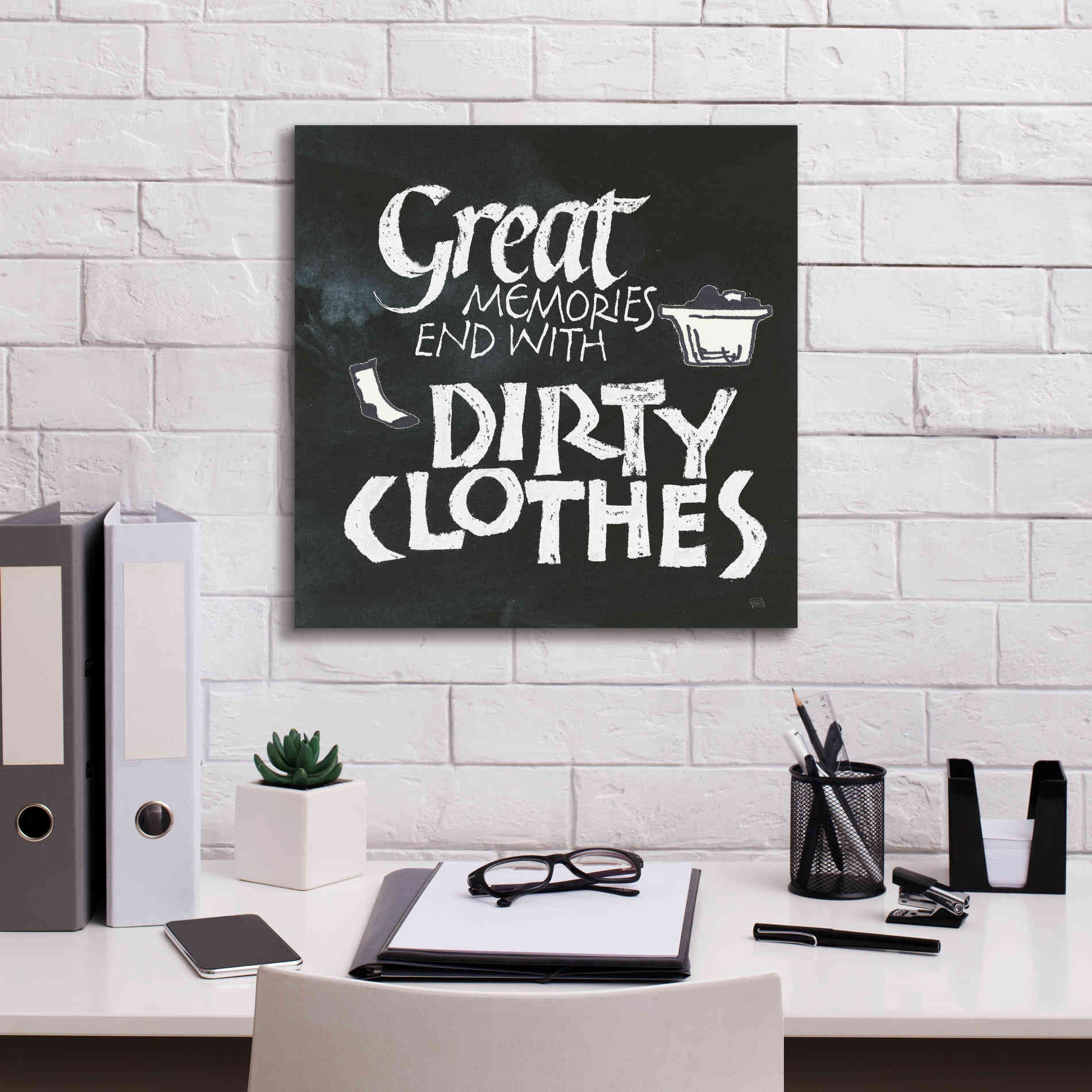 'Laundry Room I' by Chris Paschke, Giclee Canvas Wall Art,18 x 18