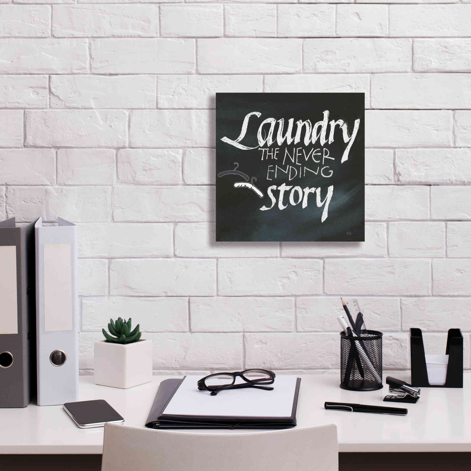 'Laundry Room II' by Chris Paschke, Giclee Canvas Wall Art,12 x 12