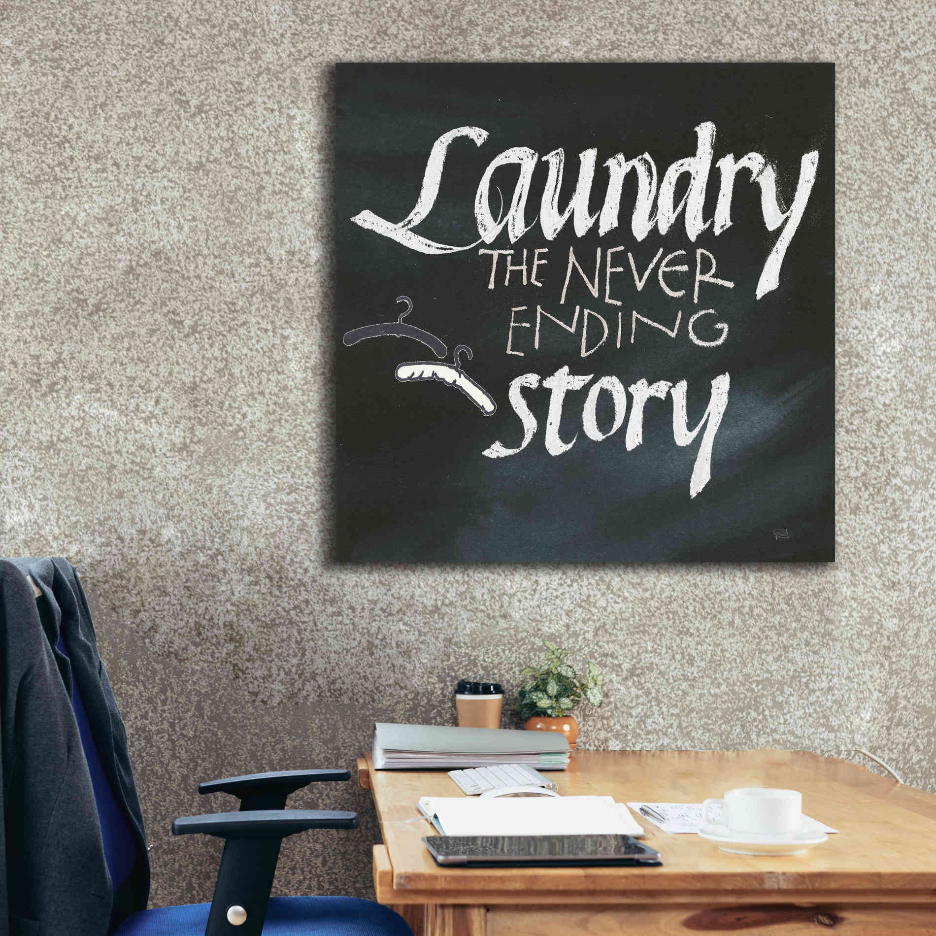 'Laundry Room II' by Chris Paschke, Giclee Canvas Wall Art,37 x 37