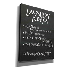 'Laundry Room Sayings' by Chris Paschke, Giclee Canvas Wall Art