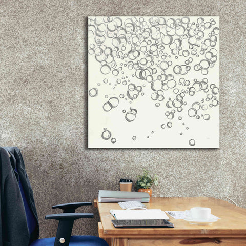 Image of 'Bubbles I' by Chris Paschke, Giclee Canvas Wall Art,37 x 37