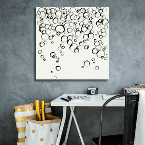'Bubbles III' by Chris Paschke, Giclee Canvas Wall Art,26 x 26