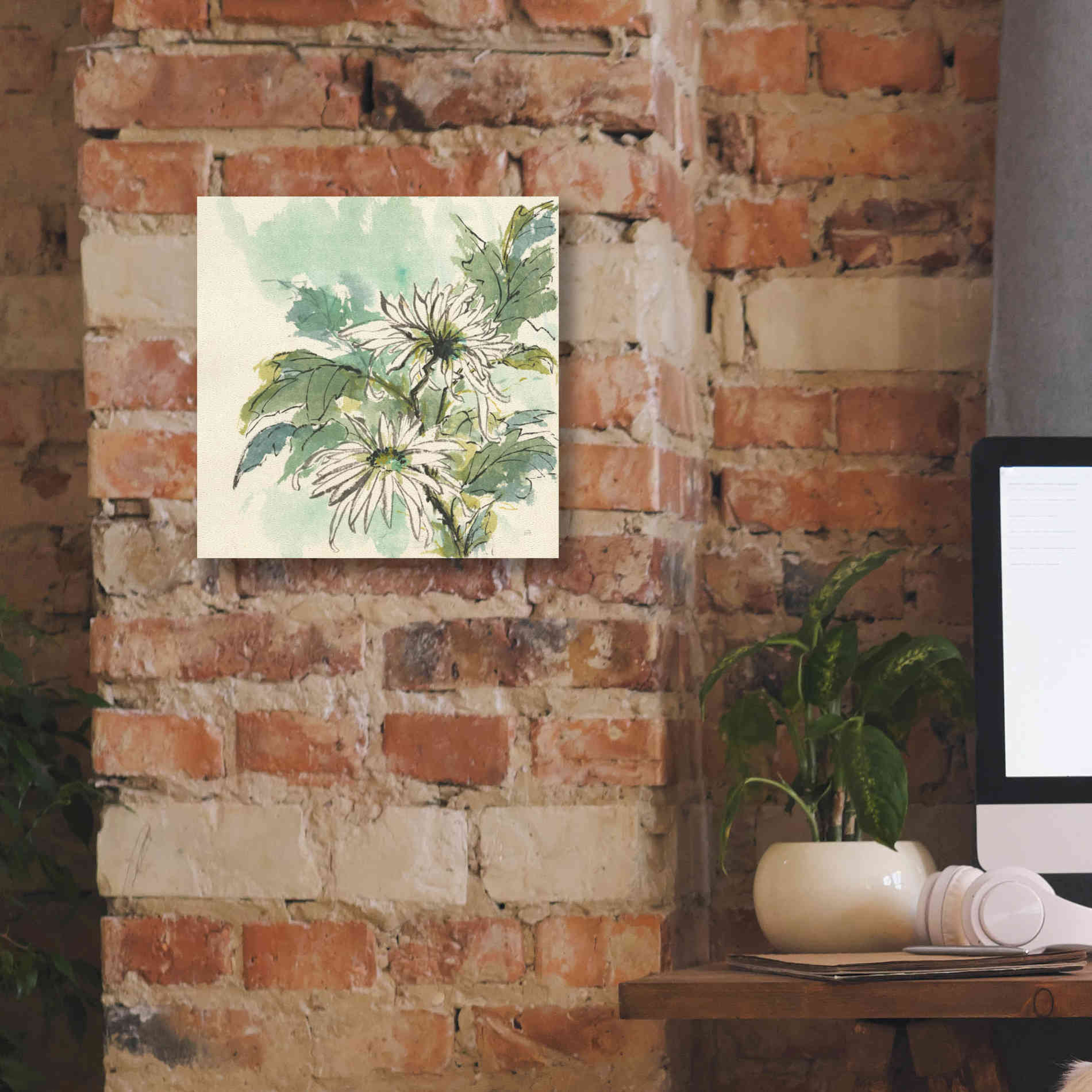 'Snowmum I' by Chris Paschke, Giclee Canvas Wall Art,12 x 12