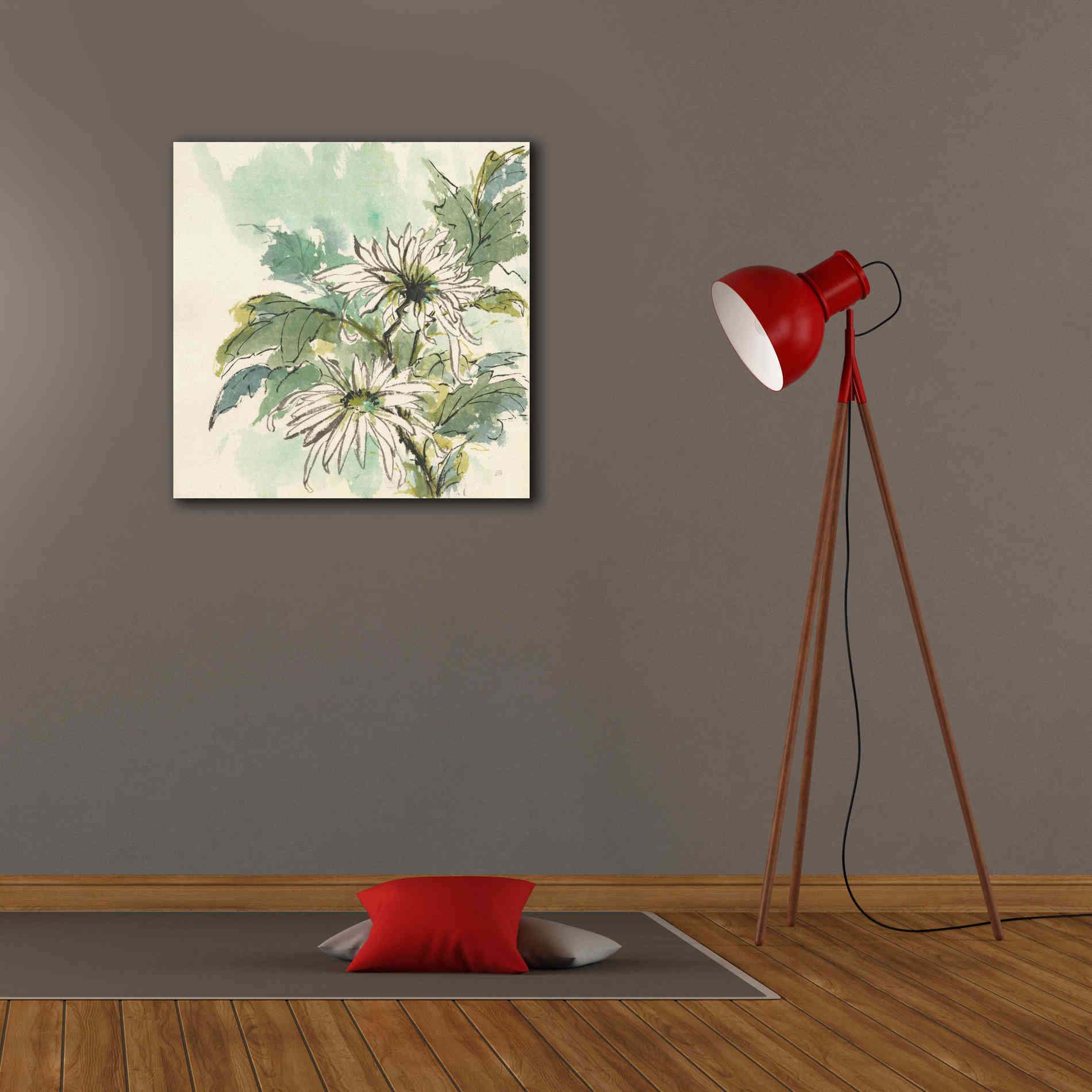 'Snowmum I' by Chris Paschke, Giclee Canvas Wall Art,26 x 26