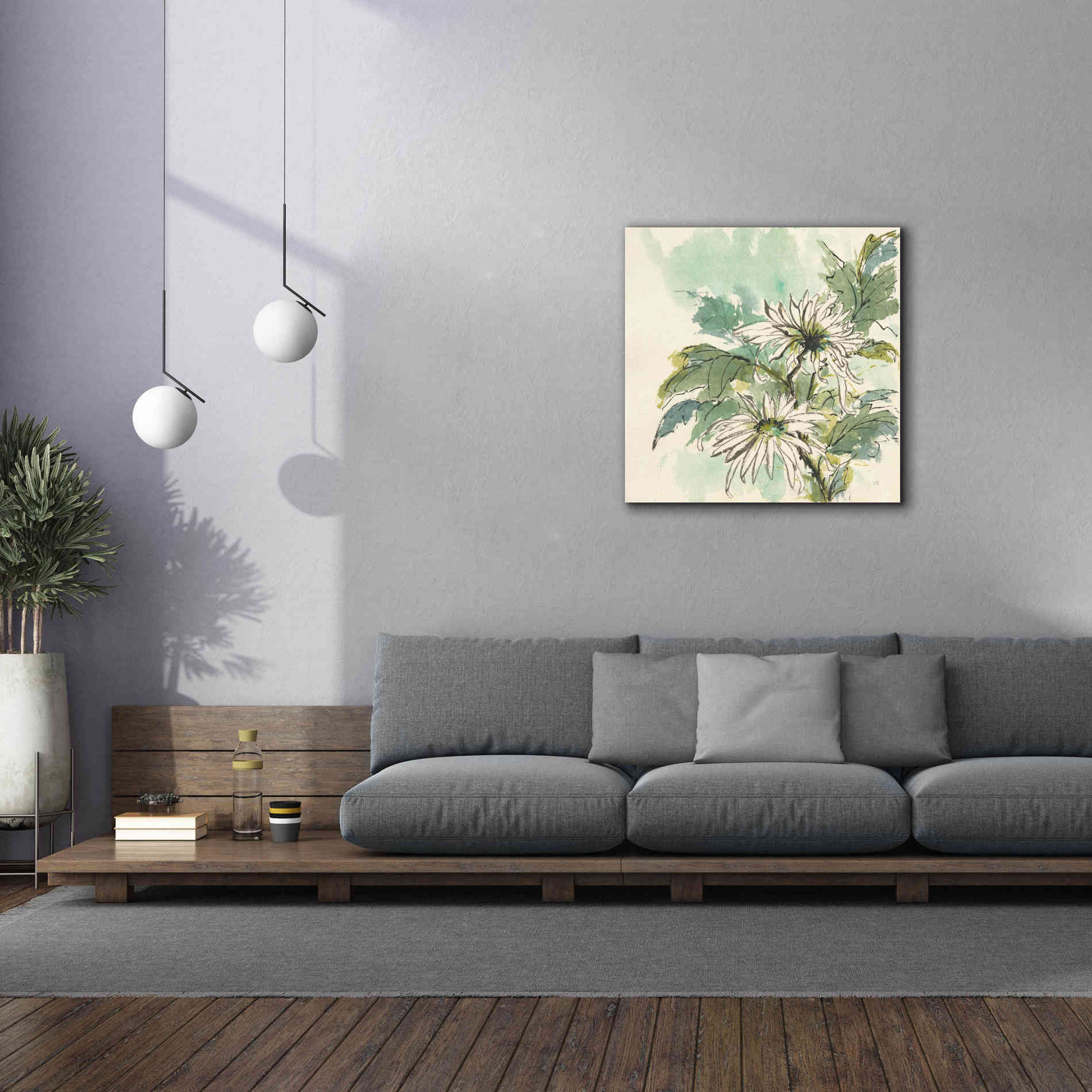 'Snowmum I' by Chris Paschke, Giclee Canvas Wall Art,37 x 37