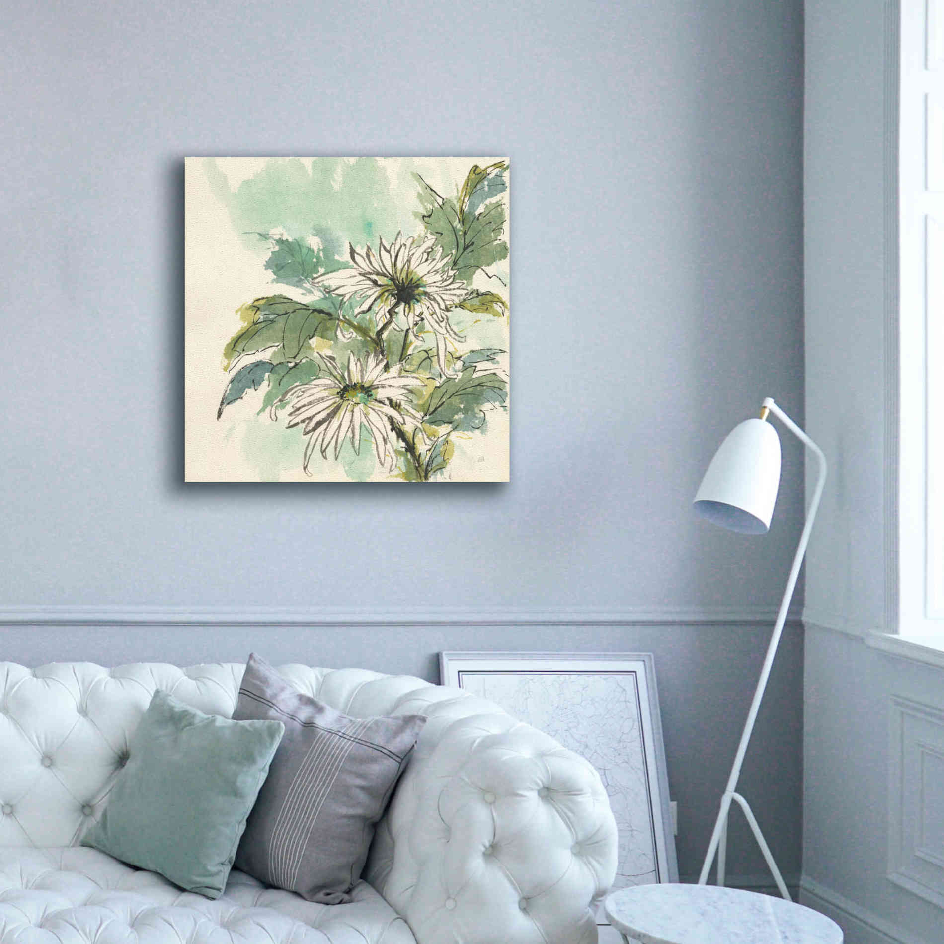 'Snowmum I' by Chris Paschke, Giclee Canvas Wall Art,37 x 37