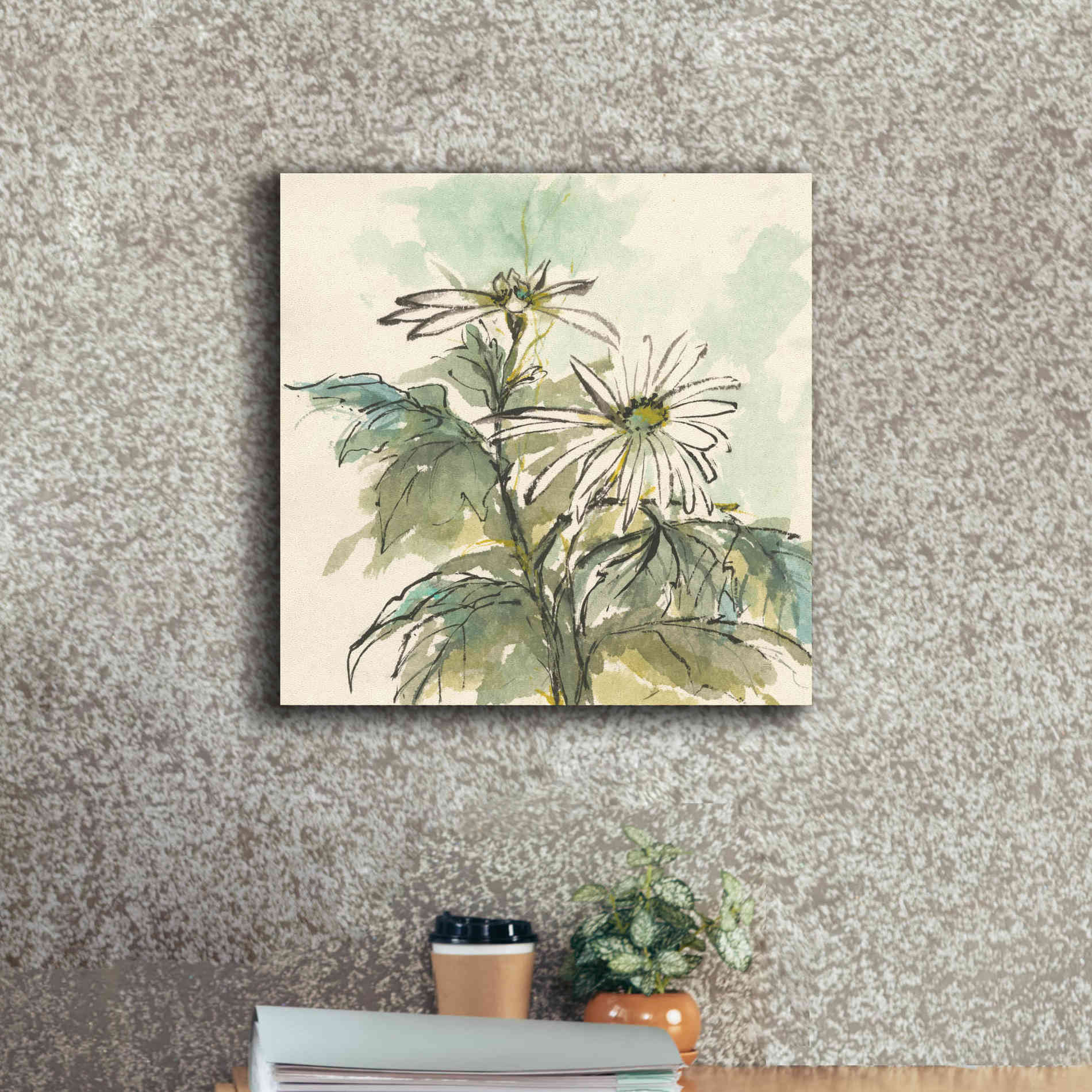 'Snowmum II' by Chris Paschke, Giclee Canvas Wall Art,18 x 18