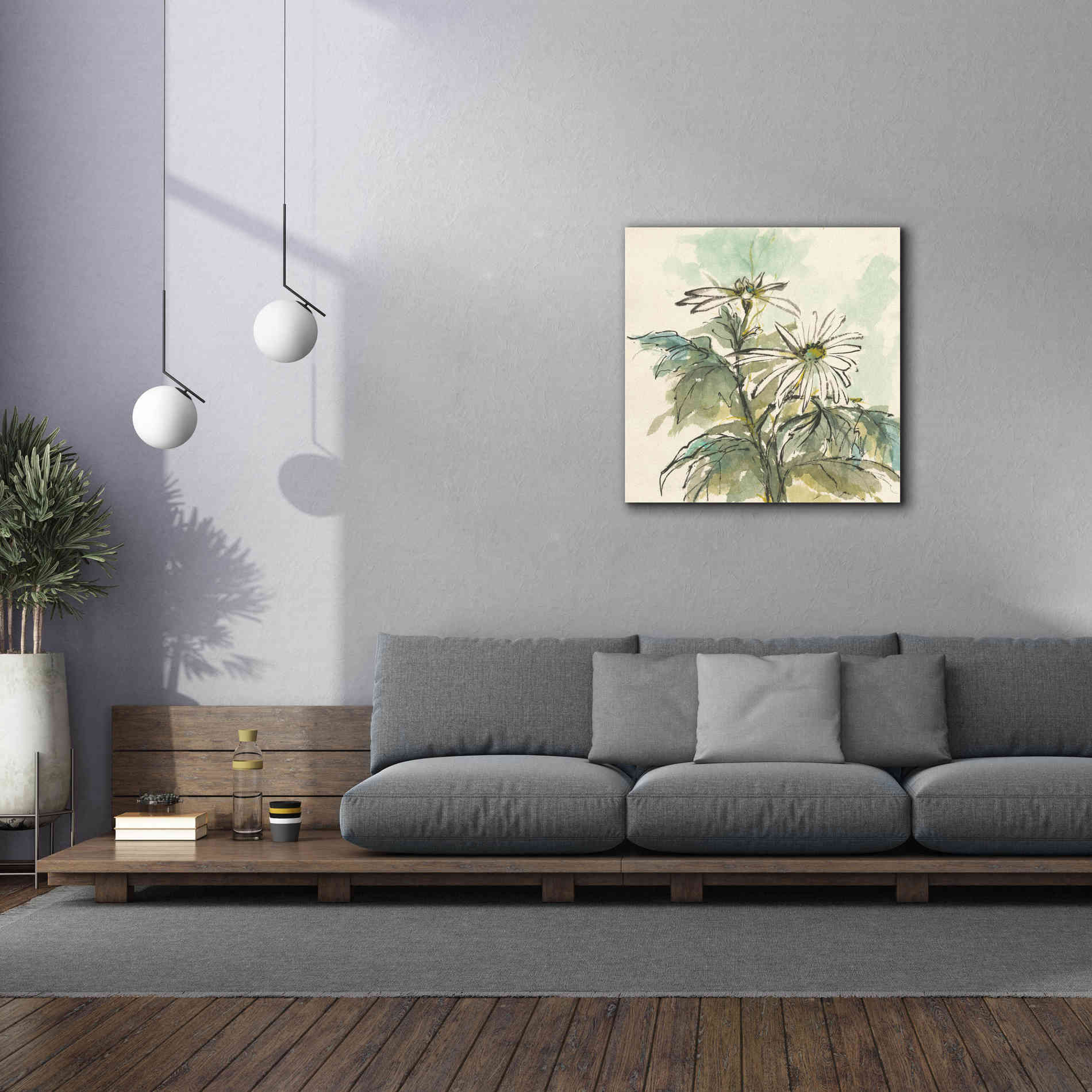 'Snowmum II' by Chris Paschke, Giclee Canvas Wall Art,37 x 37