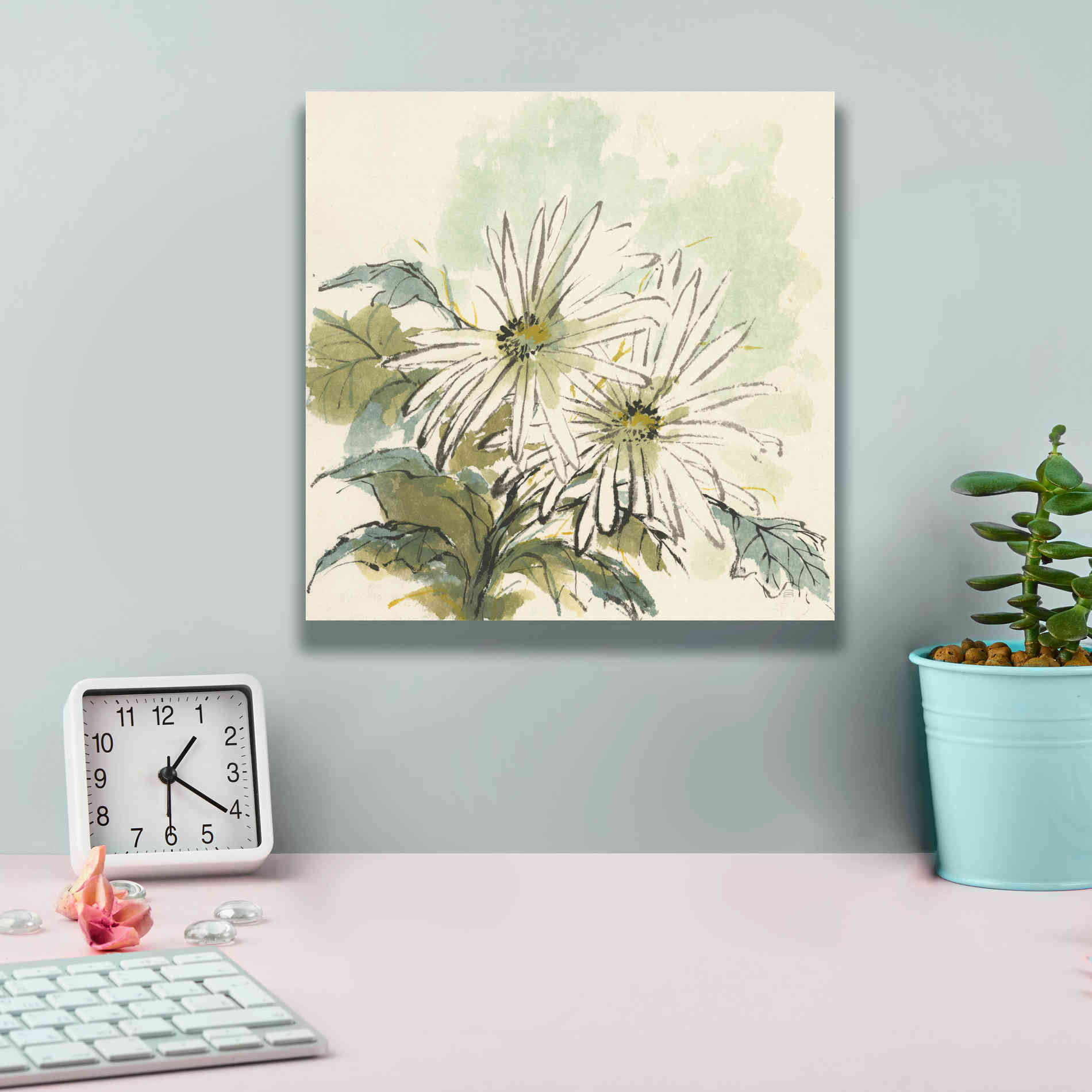 'Snowmum III' by Chris Paschke, Giclee Canvas Wall Art,12 x 12